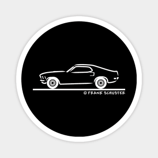 1970 Mustang Fastback Magnet